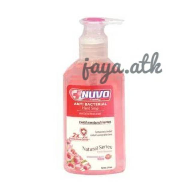 SABUN TANGAN NUVO BOTOL 250 ML HAND WASH HAND SOAP ANTI BAKTERI BOTOL PUMP