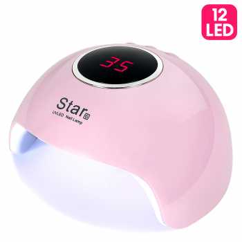 Pengering Kutek Kuku Star6 UV 12 LED Nail Dryer 36 W