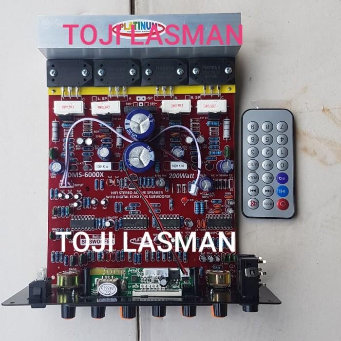 bluetooth dms 6000 power aktif speaker dms6000 echo mic pcb kit echo