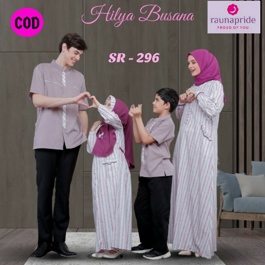 Busana Sarimbit Keluarga / Rauna SR - 296 / Fashion Muslim