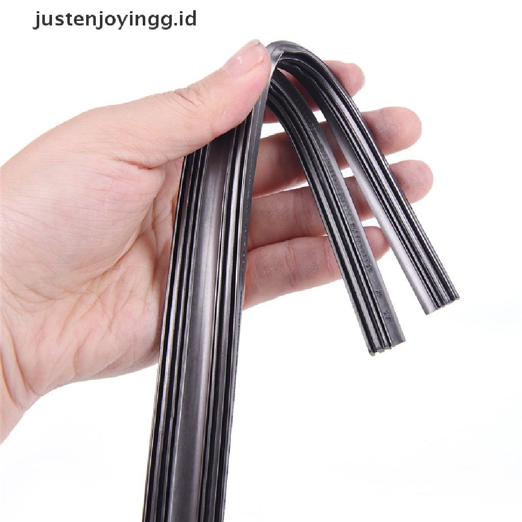 // justenjoyingg.id // 2pcs 28&quot; Auto Car Bus Windshield Frameless Rubber Wiper Blade Refill Hot Sale ~