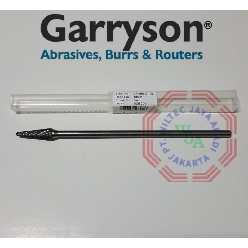 GARRYSON GT4600D-1XL Carbide Burrs Rotary Tungsten Xtra Long (England)