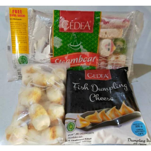 

Paket steamboat fish dumpling chesse only semarang via gosend