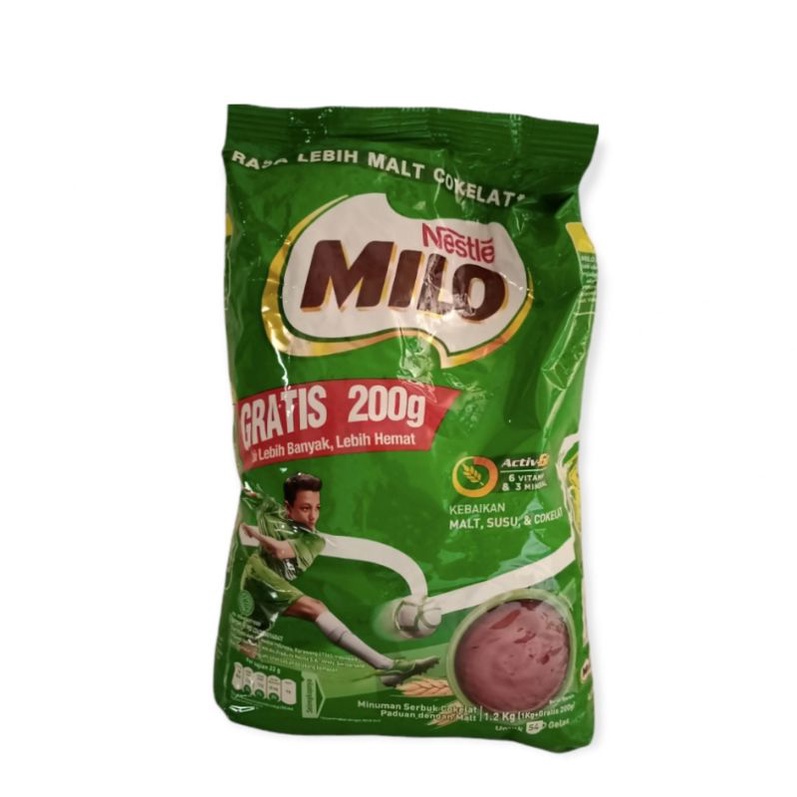 Milo Bubuk 1kg Gratis 200gram