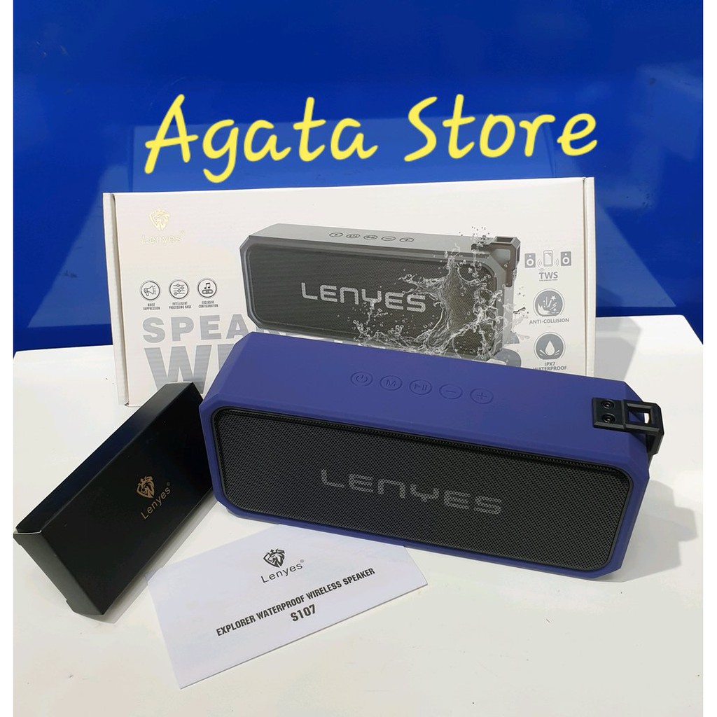 Speaker Bluetooth Lenyes S107 Waterproof Original Speaker Wireless Lenyes S107 Ori