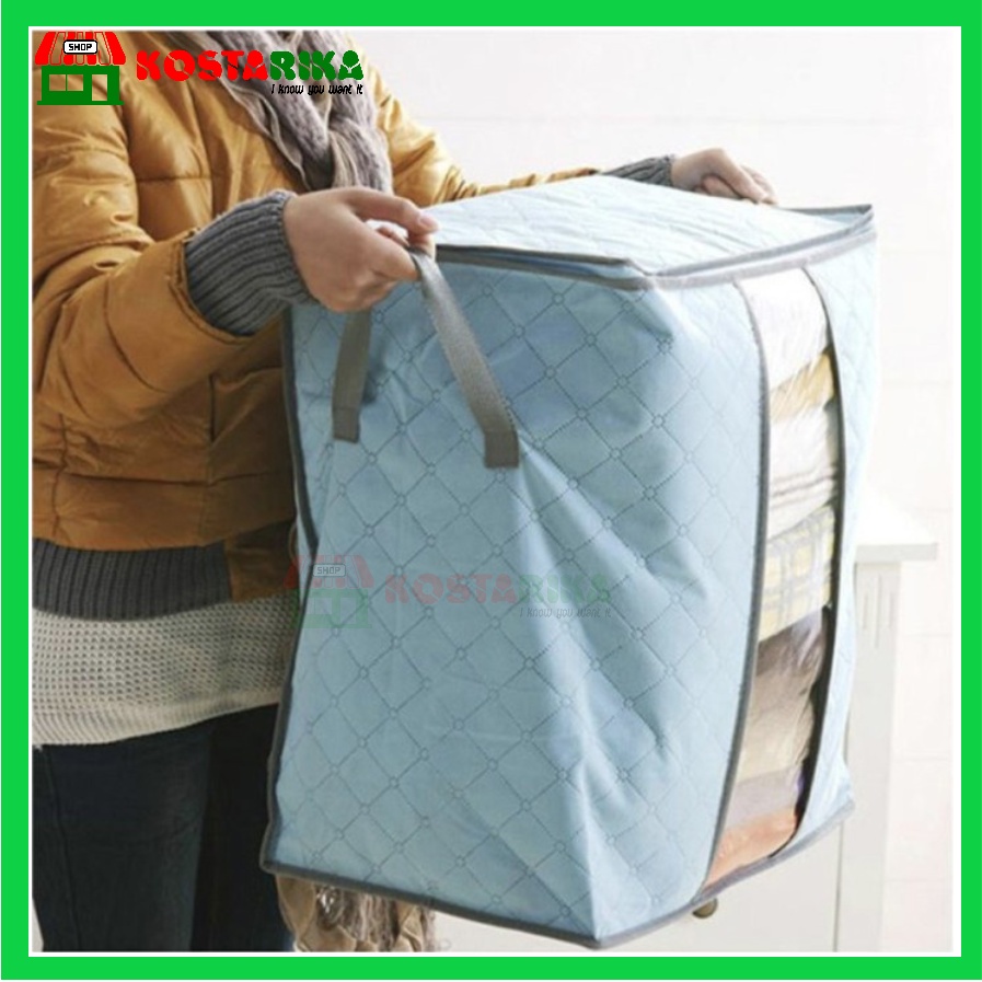 Storage Bag berdiri Box Tempat Penyimpanan Pakaian selimut bed cover Termurah