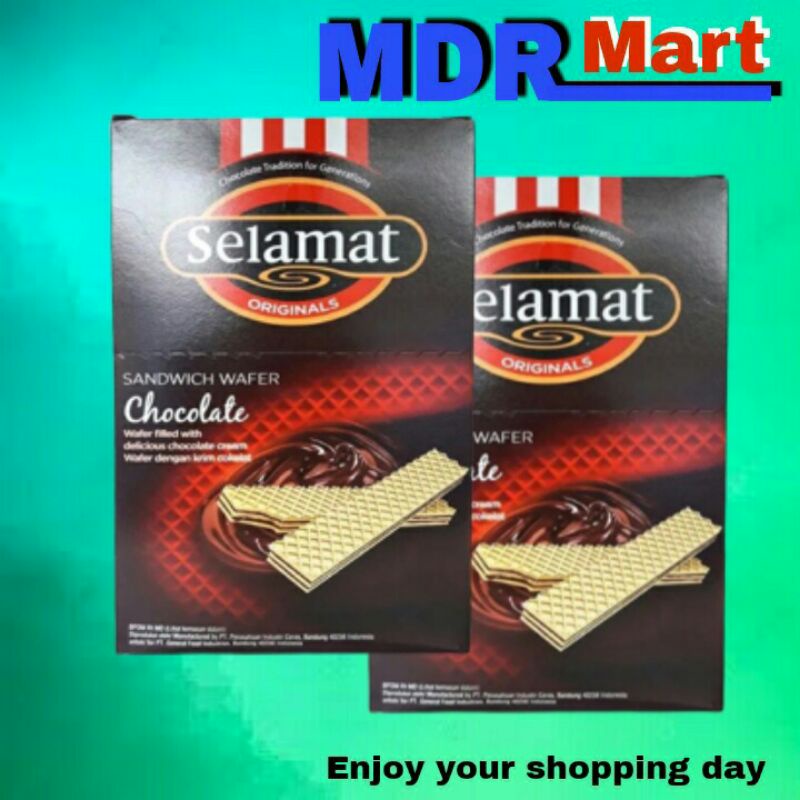 

SELAMAT WAFER CHOCOLATE ISI 20 PCS @15 GRAM