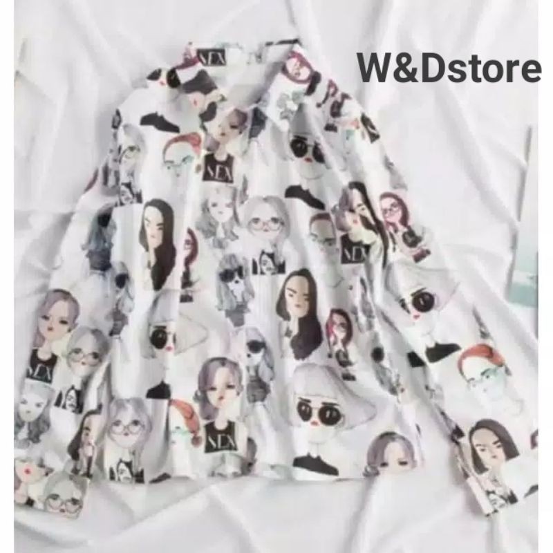 W&amp;D Baju KEMEJA RETRO