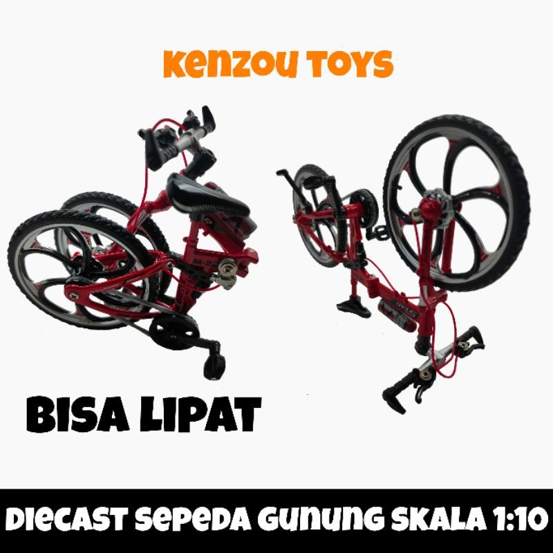 Diecast Bike Sepeda Gunung Skala 1:10