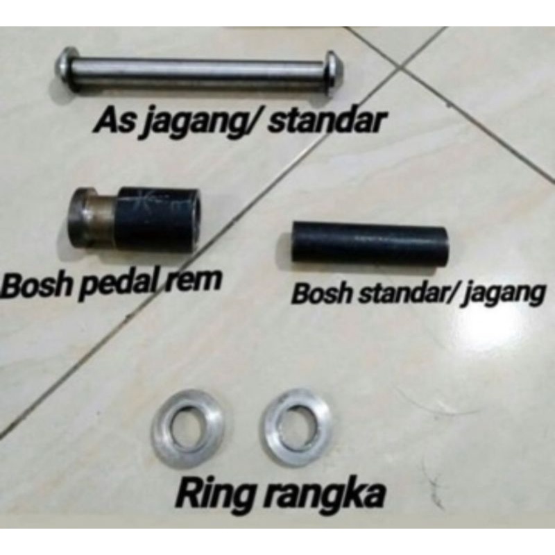 AS JAGANG TENGAH BOSH STANDART TENGAH SET RING MANISAN RANGKA PEDAL REM PNP HONDA  CB GL MP TIGER