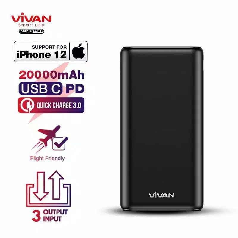 POWER BANK VIVAN VPB-H20S 20.000mAh