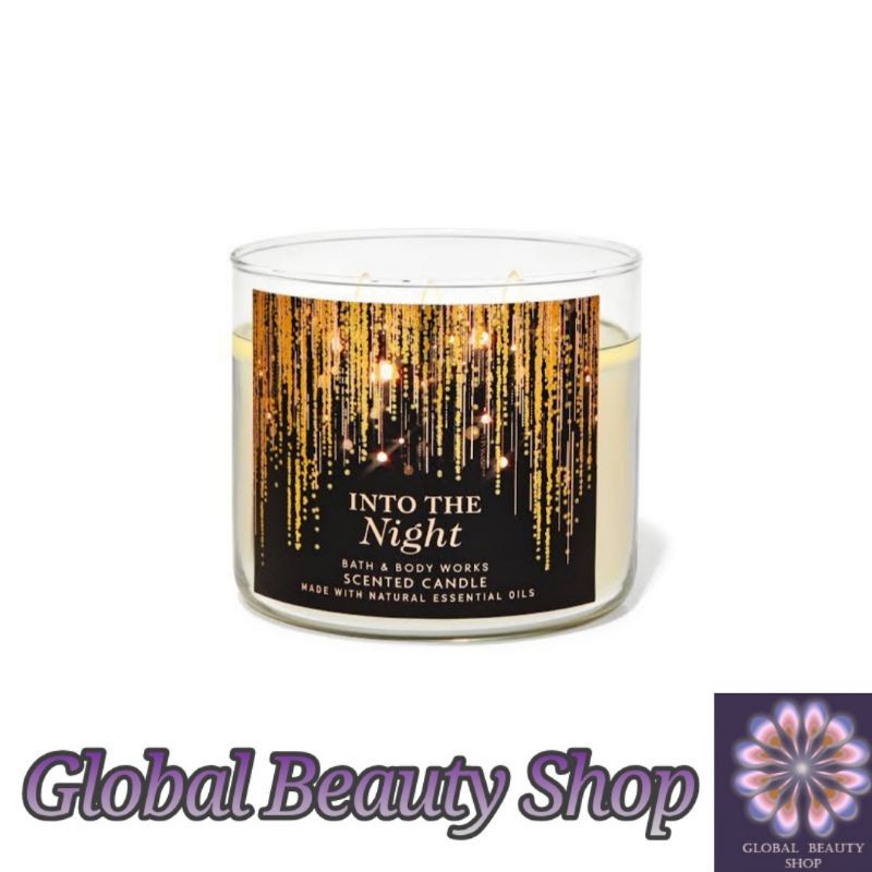 [ PART 1 - SALE ] INTO THE NIGHT / MAHOGANY TEAKWOOD HIGH INTENSITY (LILIN AROMATHERAPY / 3 - WICK CANDLE)