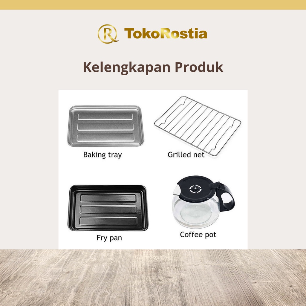 Breakfast Machine 3 in 1 Pemanggang Roti Grill Pan dan Coffee Maker