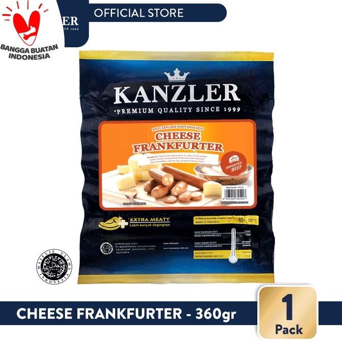 

MAKANAN BEKU / 1 PACK - KANZLER SOSIS CHEESE FRANKFURTER 360GR NON COD
