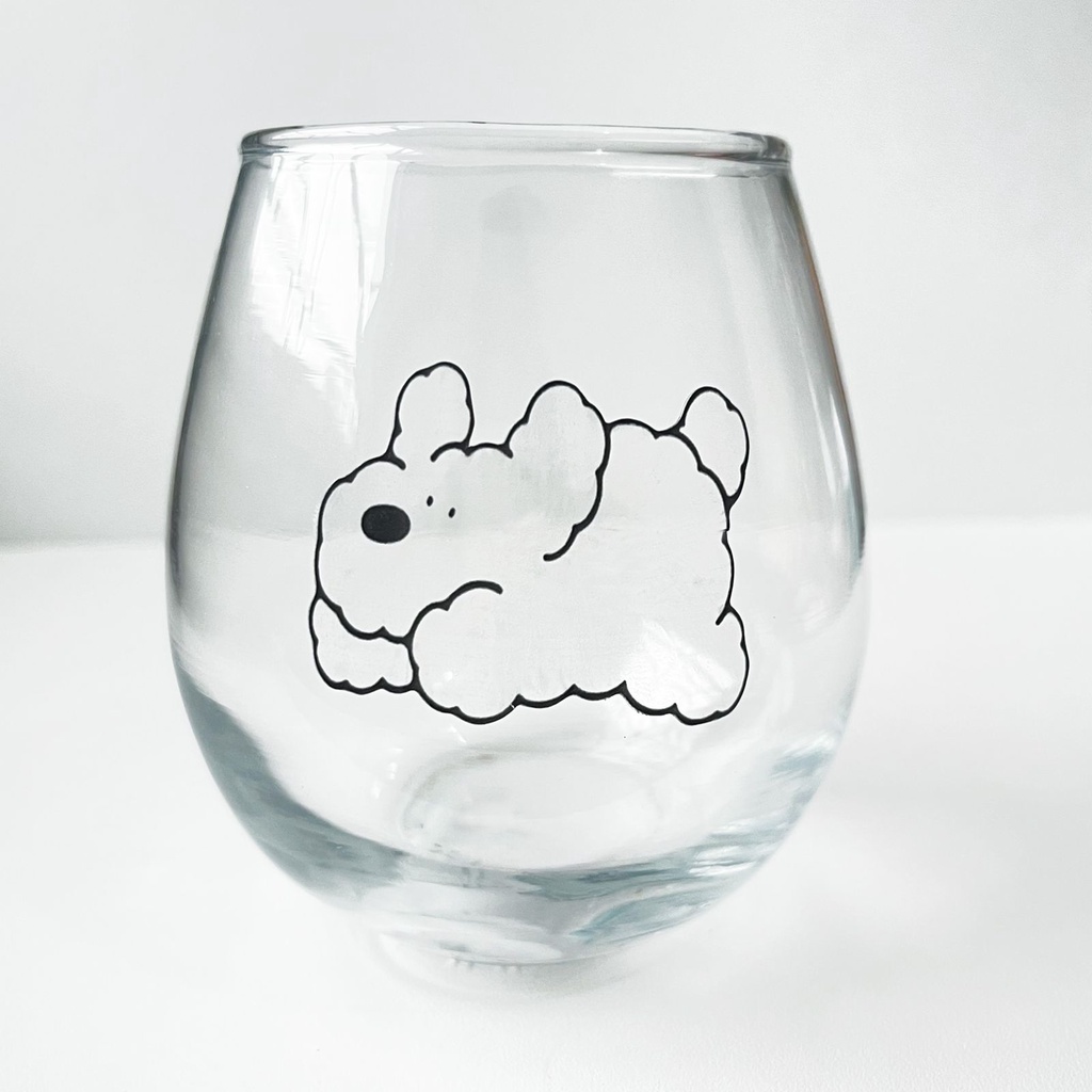 Gelas Korea | Gelas Kaca | Gelas Motif | Gelas Transparan | Gelas Aesthetic | Gelas Bear