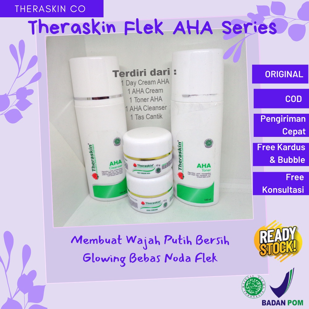 Teraskin Flek / Theraskin Flek BPOM Original / Theraskin AHA Series / Theraskin AHA Series Glowing /