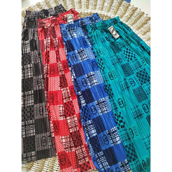 Rok plisket motif gucci