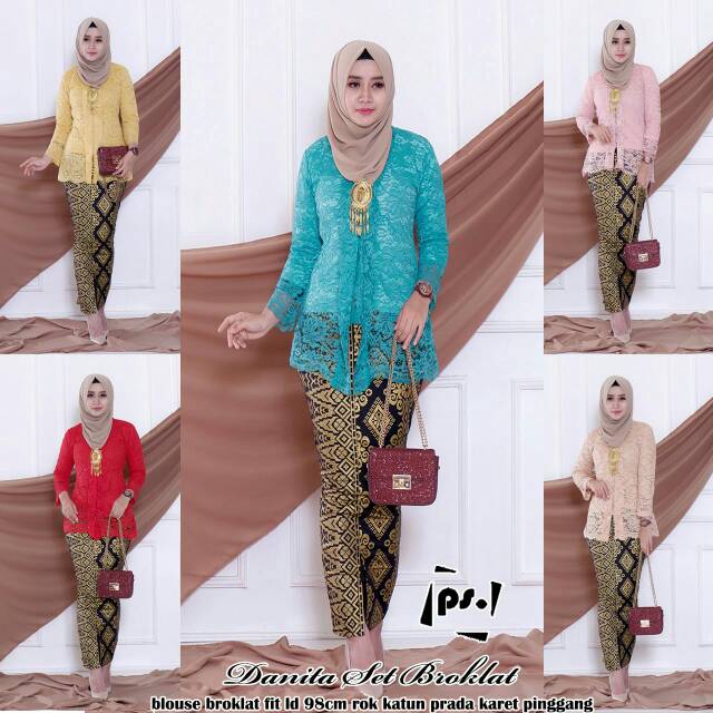 SHOPASHOP SOLO - Batik set atasan brokat kebaya brukat tanah abang btc solo baju kondangan pesta