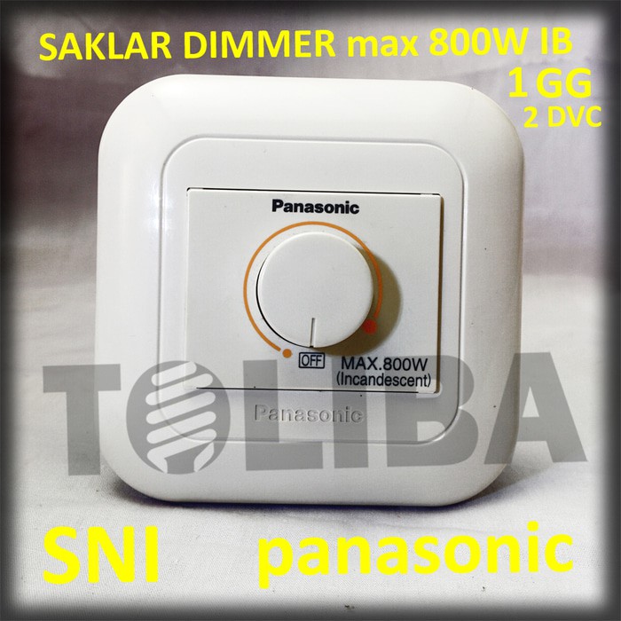 saklar dimmer inbow ib panasonic 800w wej57518 / pengatur cahaya lampu / saklar dimmer panasonic sni