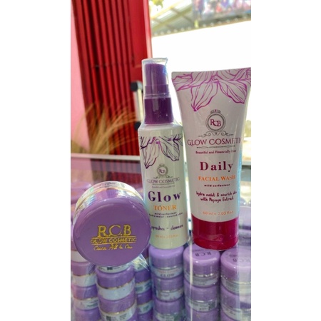 RCB GLOW Skincare paket Original Bpom (Baca deskripsi)
