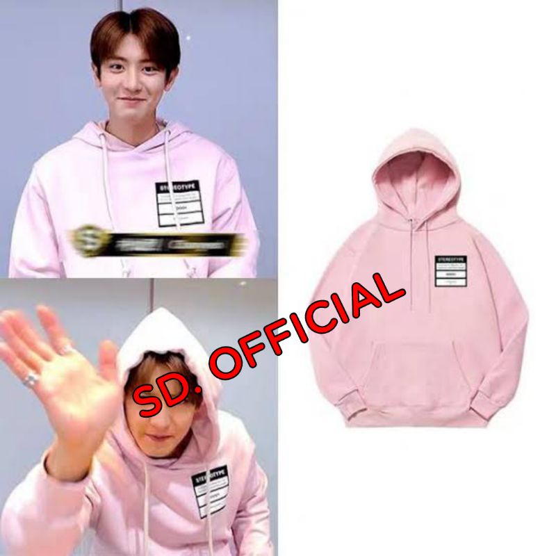 Jaket Hoodie Jumper Exo Chanyeol STEREOTYPE Logo