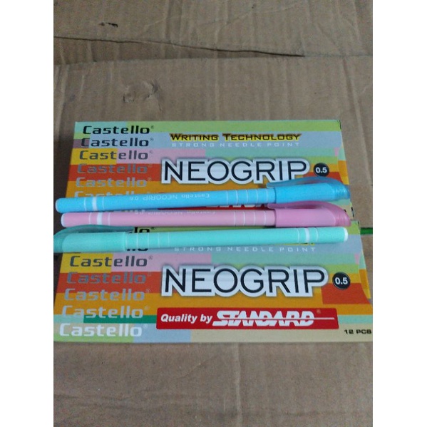 

PULPEN STANDARD CATELLO NEOGRIP HITAM 0.5MM (1 LUSIN) BERKUALITAS / PULPEN STANDARD / PULPEN CASTELLO / BOLPEN STANDARD NEOGRIP / PULPEN MURHA BERKUALITAS
