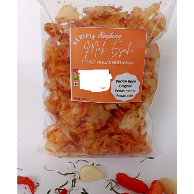 

Keripik singkong Mak Esah homemade 250gr