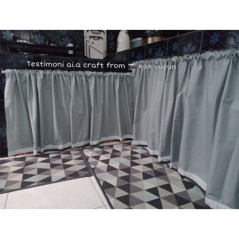 GORDEN KOLONG DAPUR POLOS RENDA