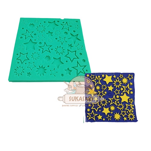 

Silicone mould star no (2) (cetakan bintang)