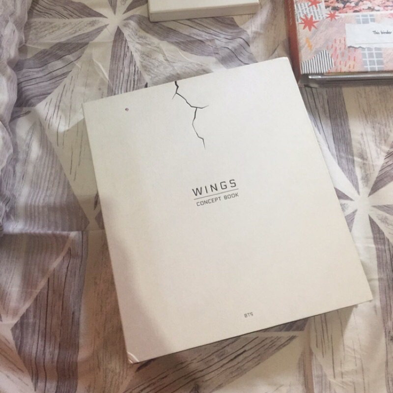 BTS WCB WINGS CONCEPT BOOK (ONLY)