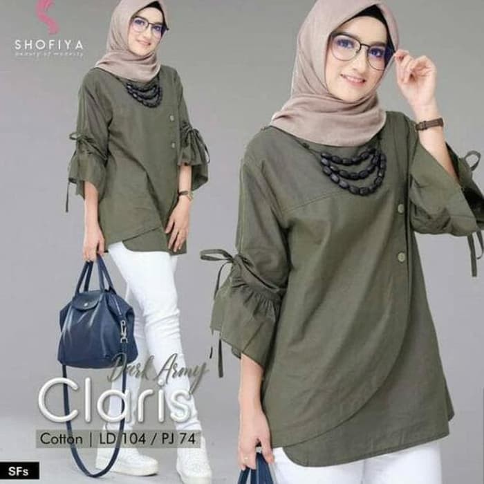 BAJU ATASAN CLARIS TUNIK TERMURAH