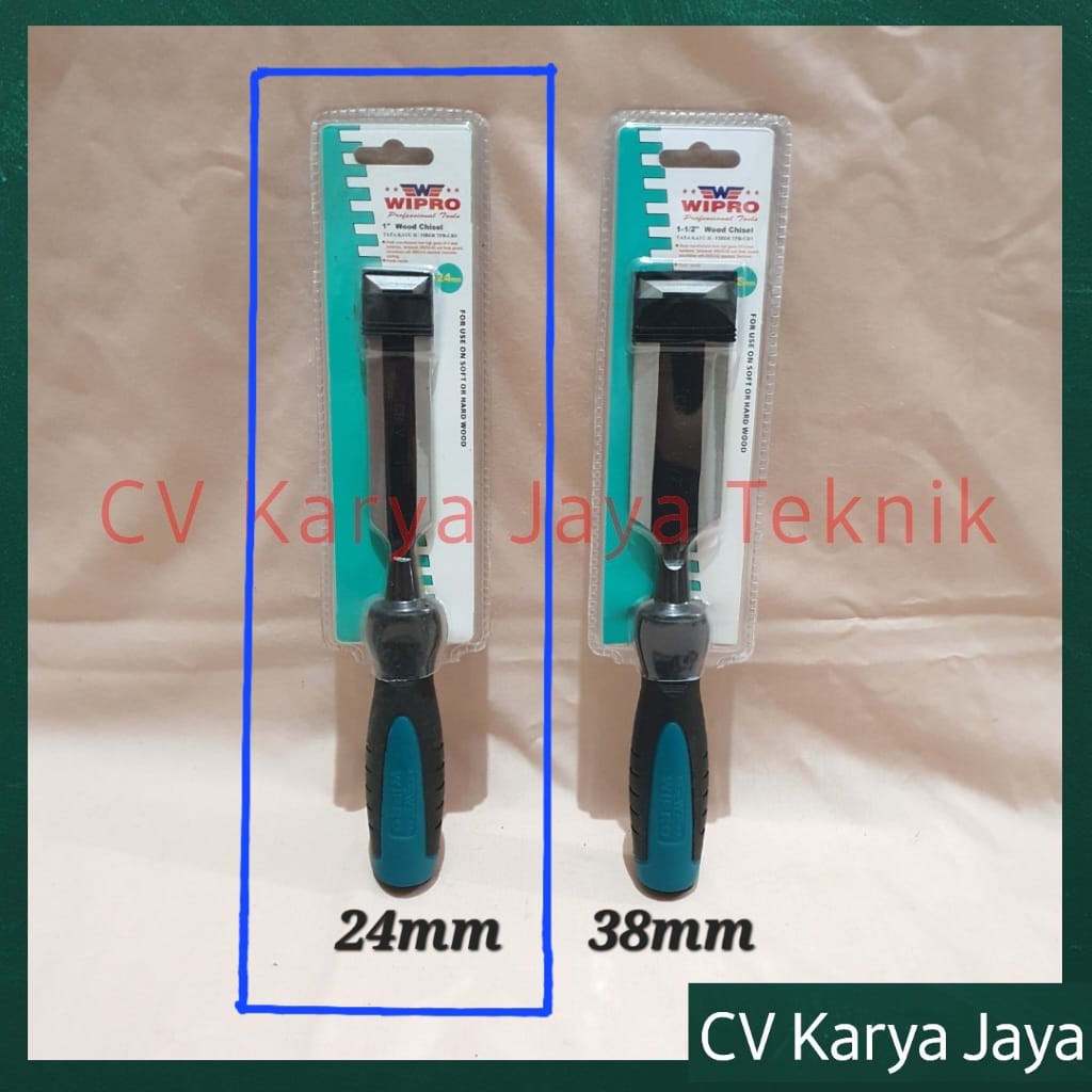 Pahat Kayu 1” CR-V Wipro / Tatah Kayu 24 mm / Wood Chisel