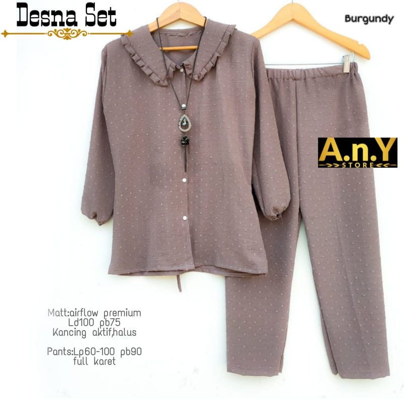 DESNA SET BY ANY - SET BAJU DAN CELANA WANITA-3