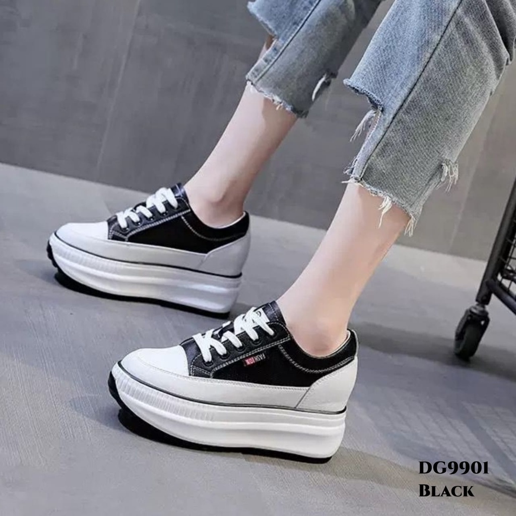 RESTOCK PRF Sneakers High Wedges Fashion Korea DG9901