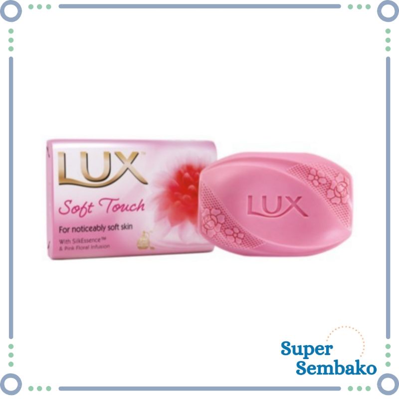 SABUN MANDI BATANG LUX SOFT TOUCH 80g MELEMBUTKAN KULIT