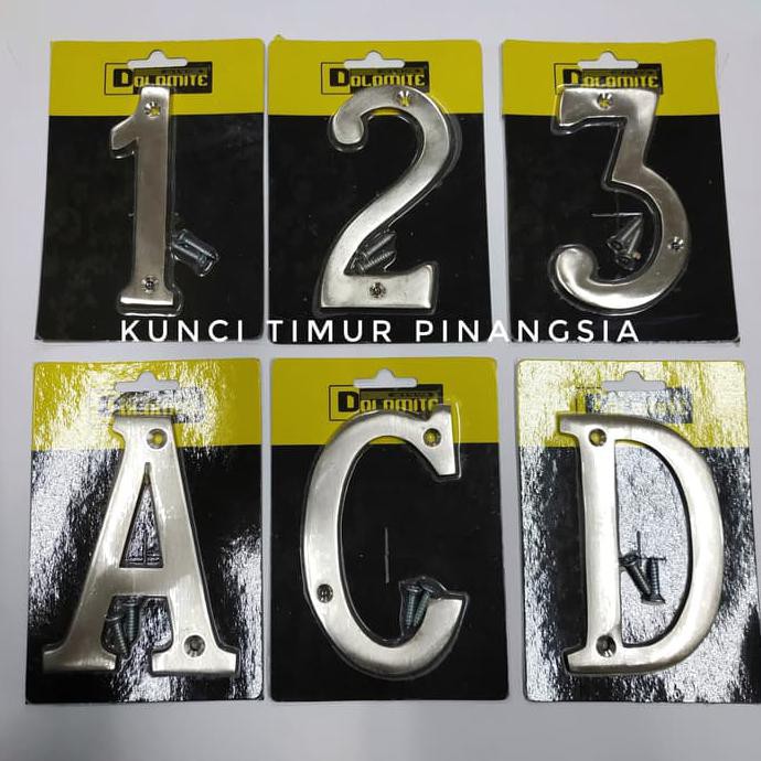 nomor dan huruf rumah murah/angka rumah/abjad rumah pagar