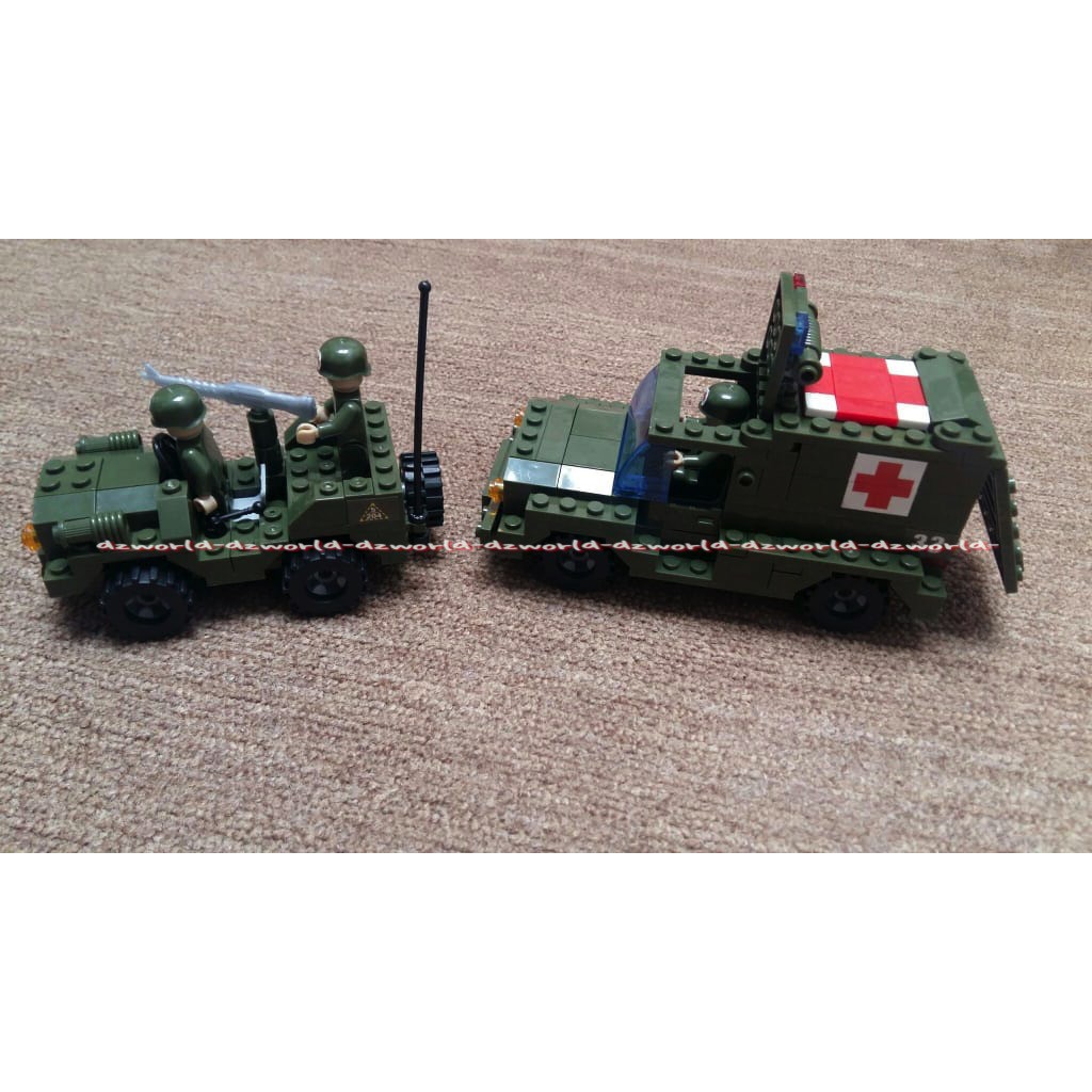 Emco 8811 Medic Set Brix Army Heroes Mainan Block Mainan Edukasi Emco8811