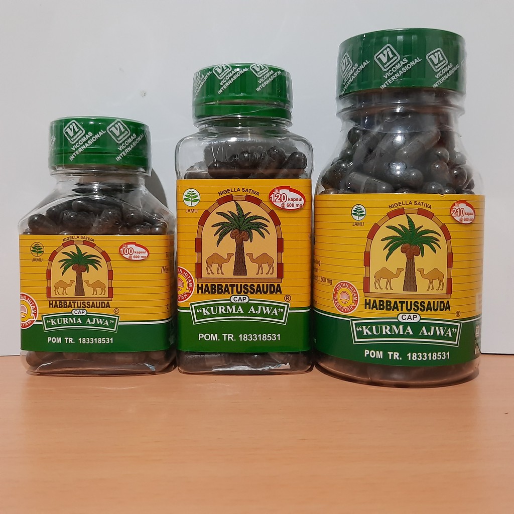 habbatussauda cap pohon kurma ajwa kapsul
