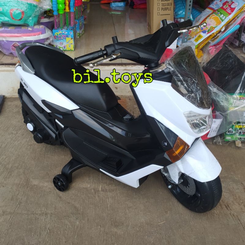 MOTOR AKI ANAK PMB 588 NMAX MAINAN MOTOR AKI PMB 588 MAINAN MOTOR ACCU RAID MURAH RAID M-588 KADO ULTAH ANAK