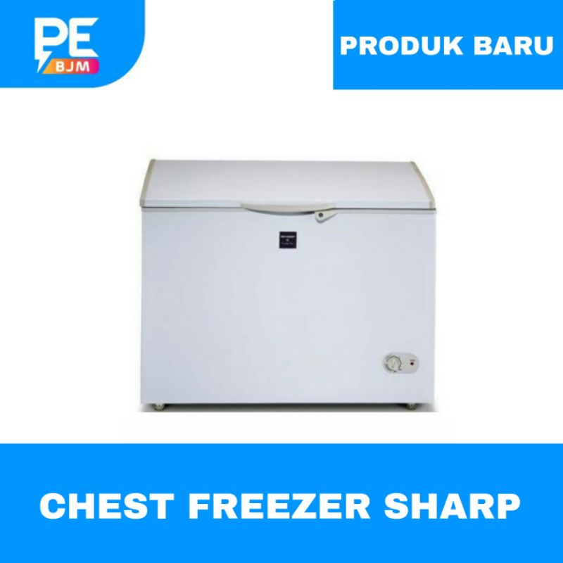 CHEST FREEZER SHARP - FRV-300 - GARANSI RESMI - KIRIM INVOICE