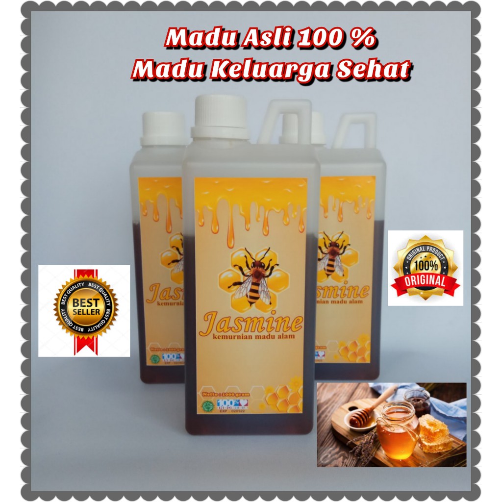 

Madu Asli 100 % Madu Murni Madu Hutan Isi 1 Kg