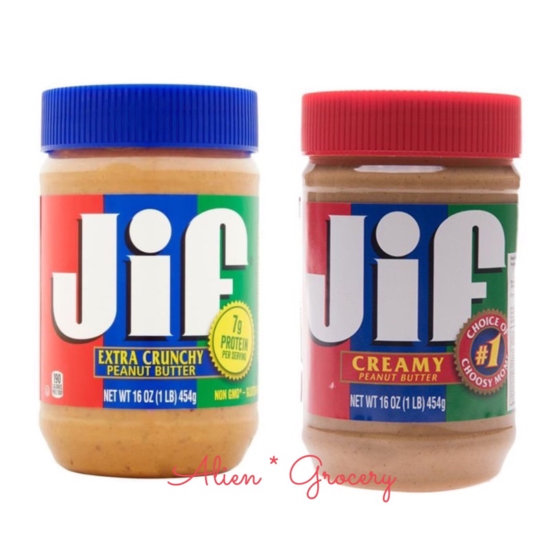 PROMO!!! CUCI GUDANG!! JIF Selai Olesan Kacang Cream Extra Crunchy Peanut Butter 454gr