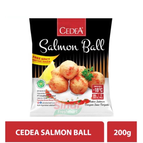 

[SINAR.FRESHMART] CEDEA SALMON BALL / BOLA BASO IKAN [200g]