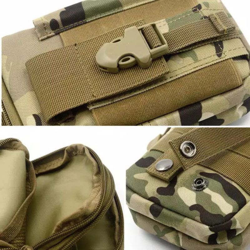 Tas Pinggang Hp Tactical Army/Sarung Hp Army