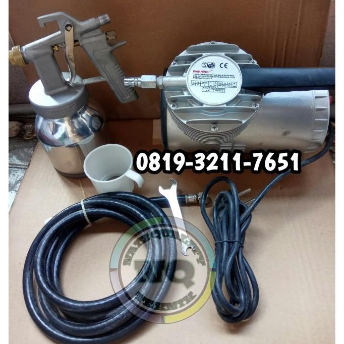 Promo Air Compresor Mini & Low Pressure SPRAY GUN KIT - 1 set Termurah