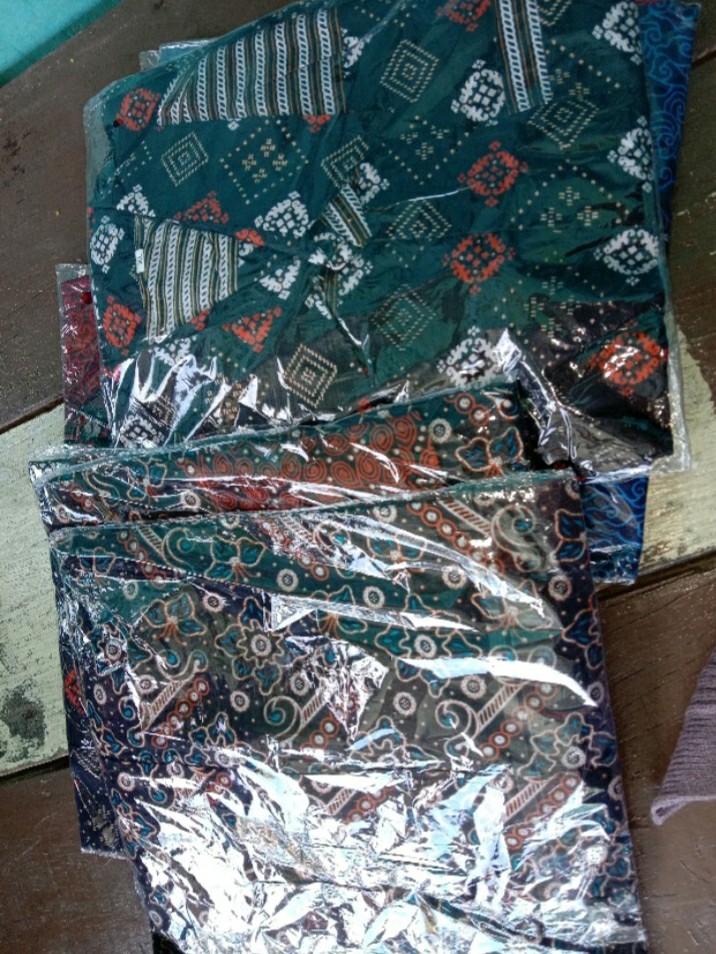 Kemeja Batik Pria Lengan Panjang Size M L Xl Bswart Batik Hrb026 Kenongo Hem Panjang Padi