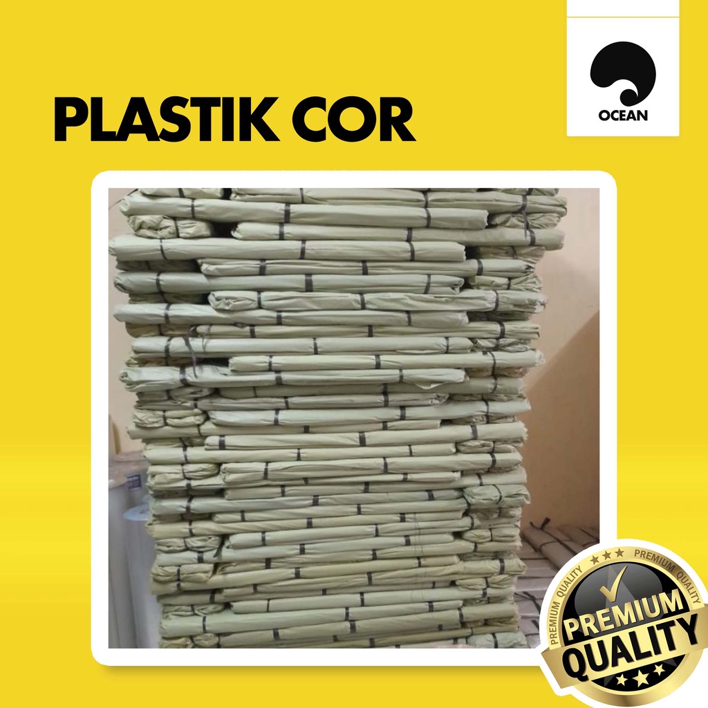 Plastik Cor Hijau Butek