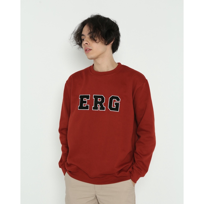 Outerwear Unisex Erigo Sweatshirt Kazuko Fleece Maroon Original