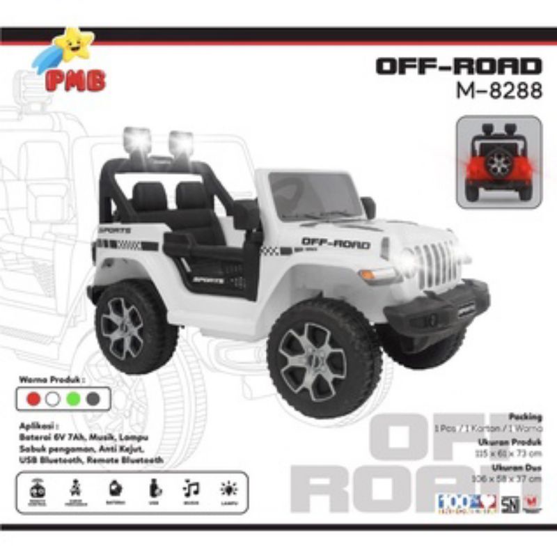 MOBIL AKI JEEP RIBICON PMB M8288/UTX M8788