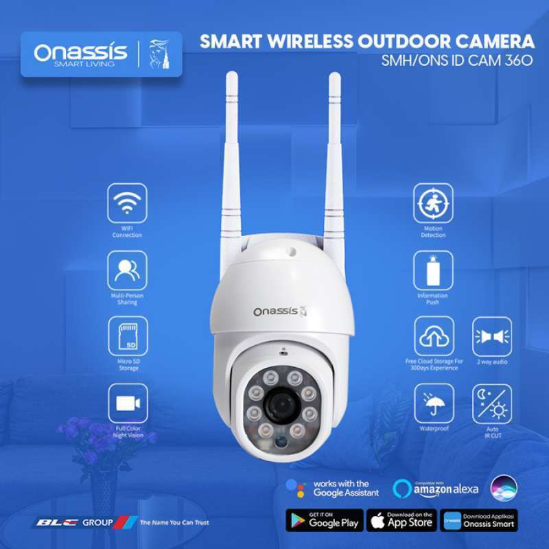 Onassis CCTV Cam Outdoor 360 Tahan Cuaca